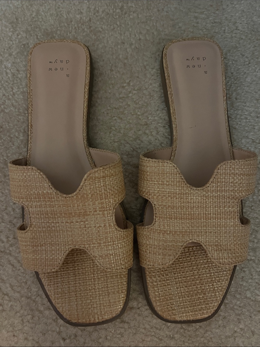 a new day Beige Woven sandals